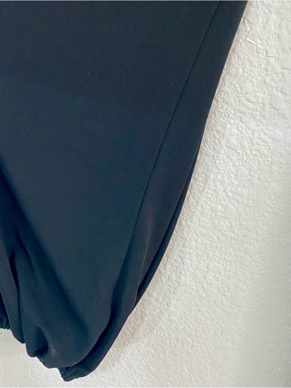 David Meister Black Bishop Sleeve Sheath Dress Square Neck Sz 2 Quiet Luxury - Picture 3 of 7